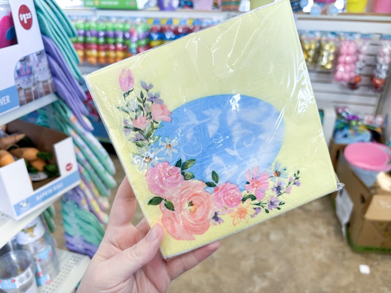 dollar tree easter napkins th