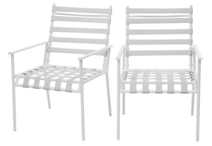 Metal Outdoor Dining Chair Set