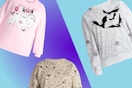3 halloween sweatshirts