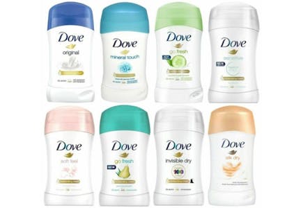 Dove Roll-on Deodorant 10-Pack