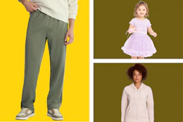 clothes on a grid