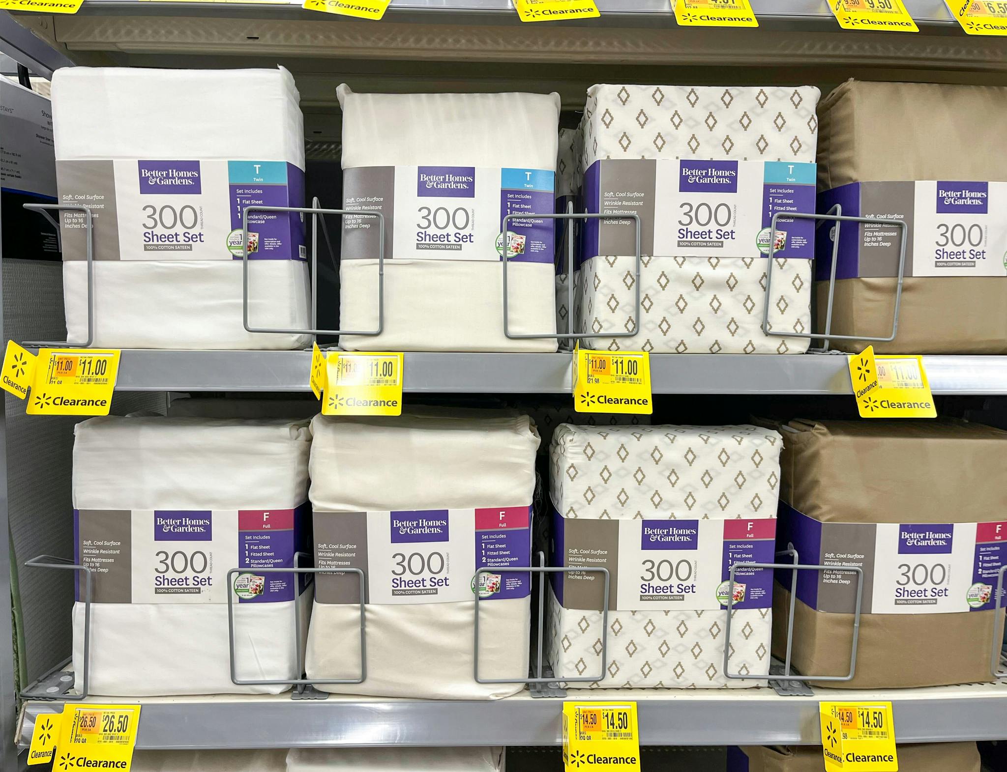 Huge Sheet Set Clearance in Stores at Walmart — Save Up to 70 The