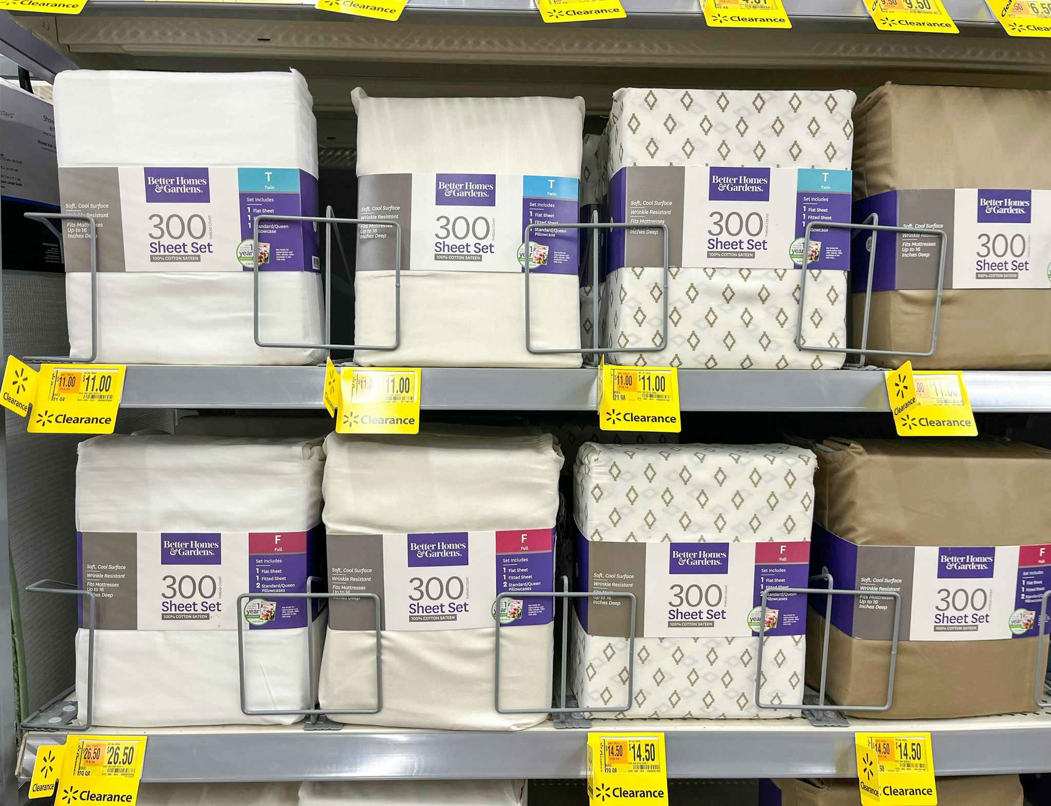 Huge Sheet Set Clearance in Stores at Walmart — Save Up to 70%