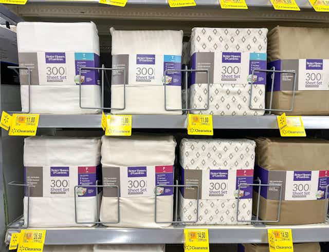 Huge Sheet Set Clearance in Stores at Walmart — Save Up to 70% card image