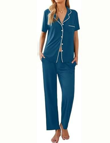 Ekouaer Women's Pajama Set