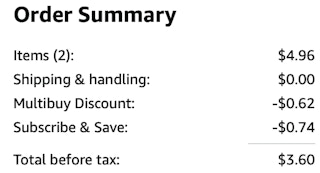 Kool-Aid Jammers 10-packs Amazon Receipt