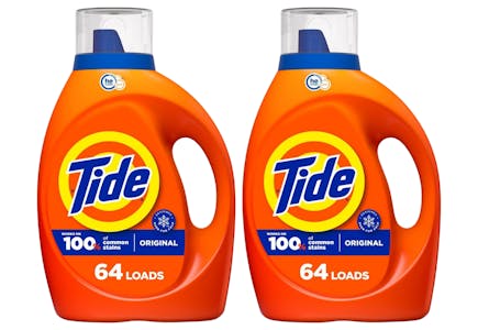 2 Tide Laundry Detegents