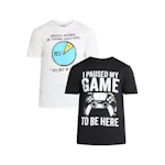 Video Games Men's Graphic Tee 2-Pack