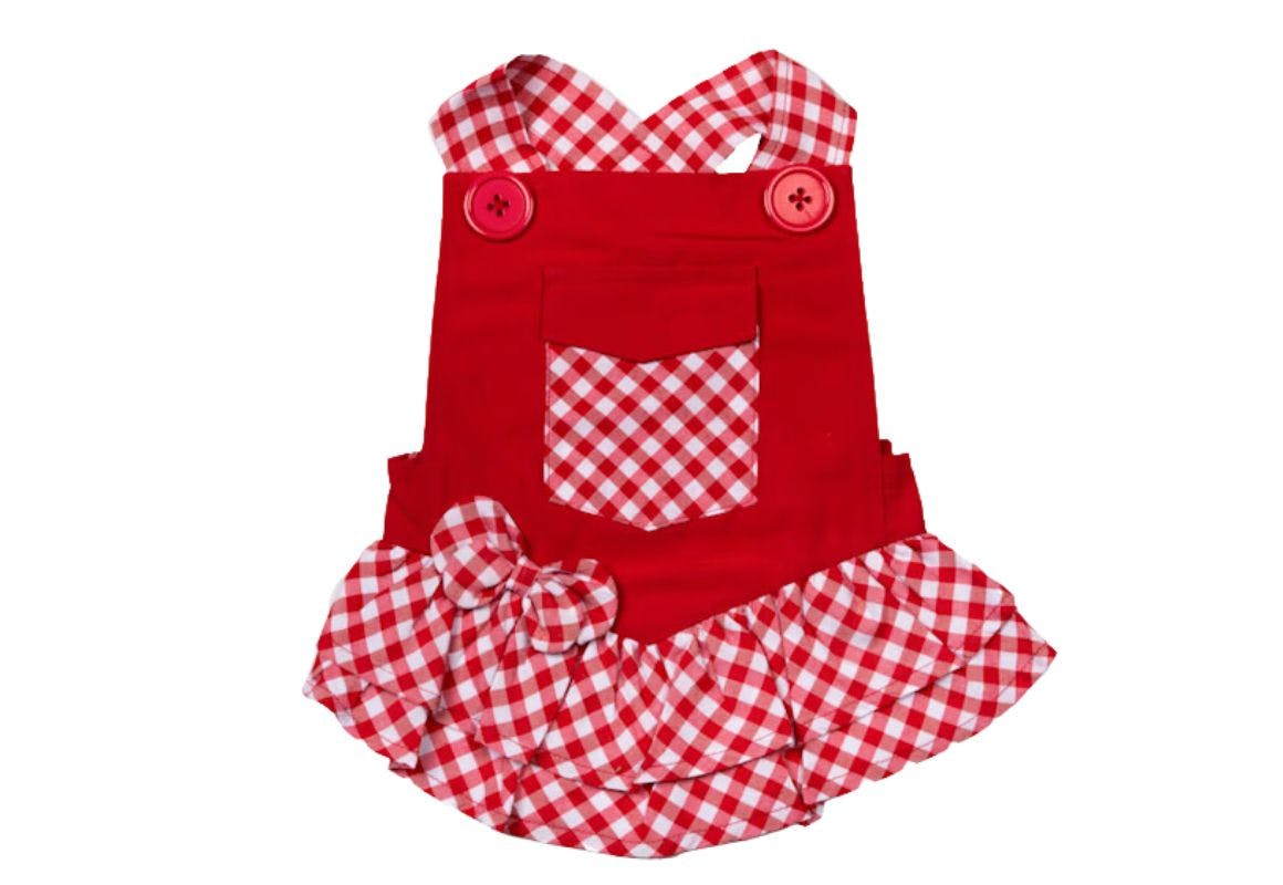 Doggy Parton Overalls Pet Dress