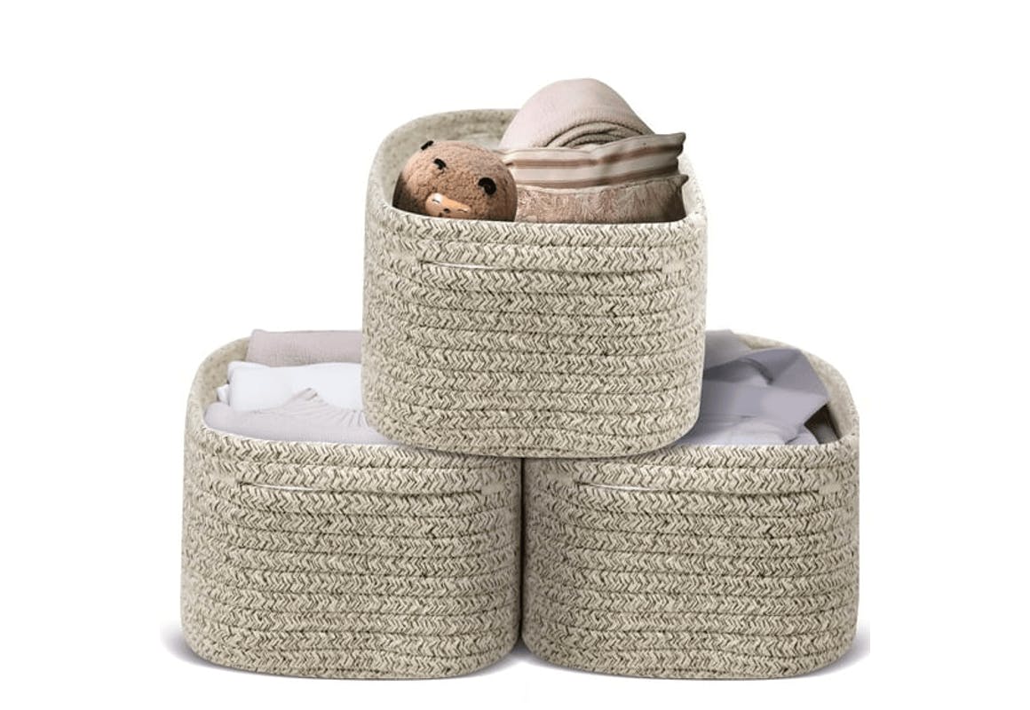Rope Storage Basket Bins