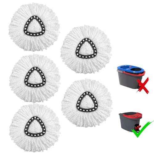 Mop Replacement Heads 5-Pack