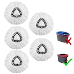 Mop Replacement Heads 5-Pack