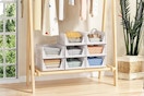 Stackable Closet Storage Basket Set