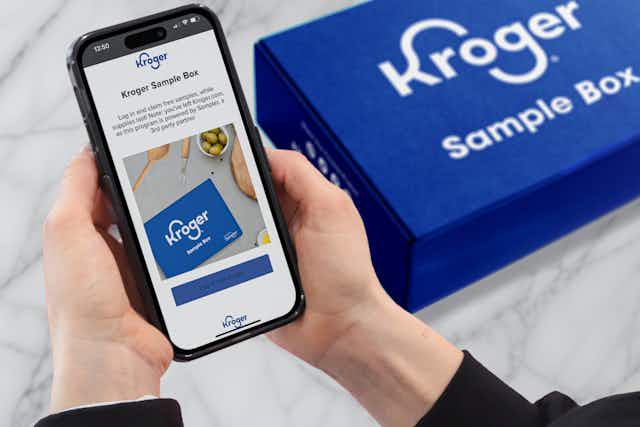 Free Kroger Sample Box: Check to See if Your Account Qualifies! card image