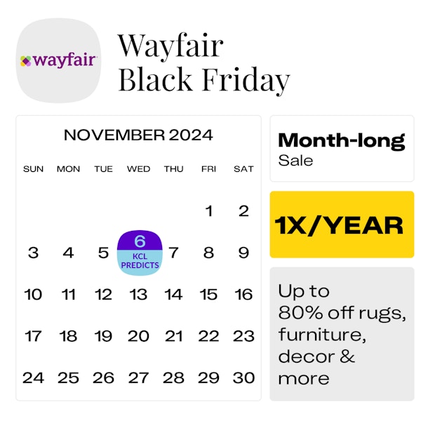 Wayfair Black Friday — November 2024