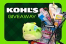 a kohls cart filled with stuff