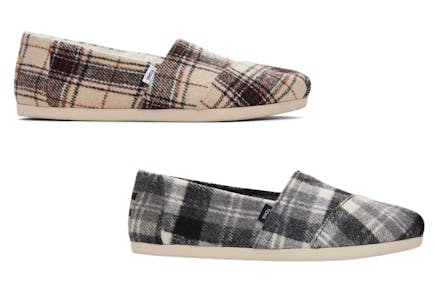 2 Plaid Flats