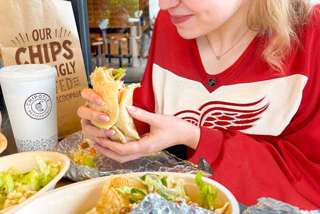Chipotle Had BOGO Free Entrees for Hockey Fans on April 22, 2024 card image