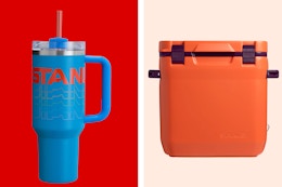 Discounts at Stanley: 40-Ounce Quencher for $29, 30-Quart Cooler for $73 card image