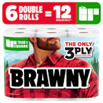 Brawny Tear-A-Square Paper Towels