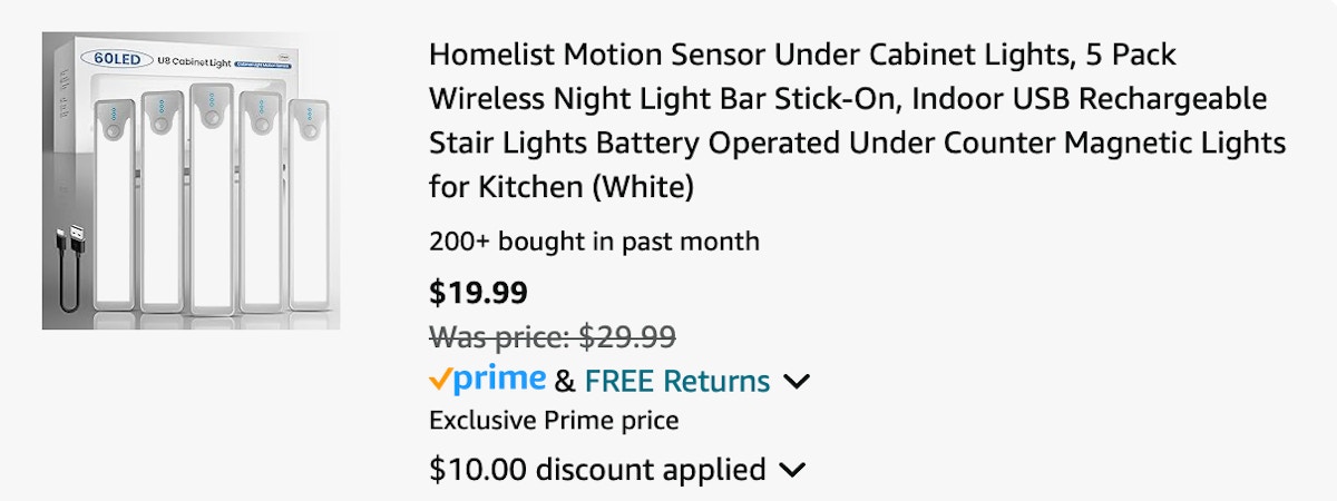 Motion Sensor Lights Amazon