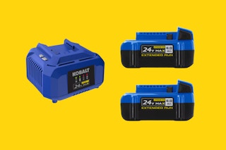lowes kobalt battery and charger set