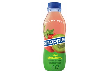 5 Snapple Drink Bottles