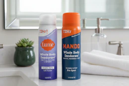 Lume or Mando Women’s Deodorants