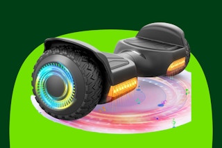 Gyroor Hoverboard New G13 All Terrain with LED Lights & 500W Motor, Self Balancing Off Road Hoverboards with Bluetooth for Kids ages 6-12