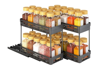 Pull-Out Spice Rack Organizer Set