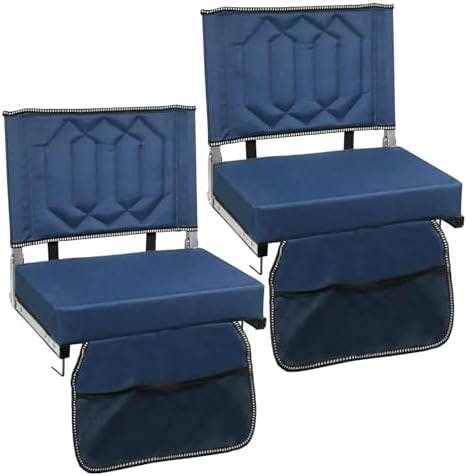 SAILARY Folding Stadium Chair 2-Pack