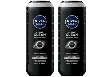 2 NIVEA Men Body Washes