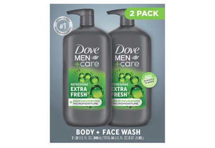 Dove Men+Care Body Wash 2-Pack