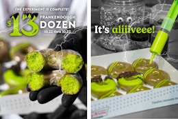 krispy kreme frankenstein donuts