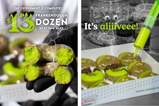 krispy kreme frankenstein donuts