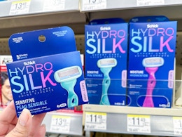 Get Schick Hydro Silk Razor and Refills for $1.49 per Pack at Walgreens card image