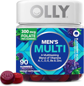 3 Olly Men's Multivitamin Bottles