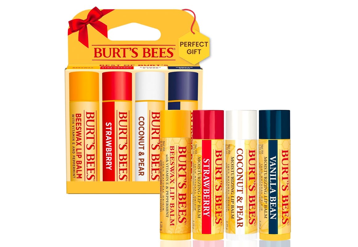 12 Burt's Bees Lip Balms
