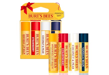 12 Burt's Bees Lip Balms