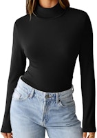 Women's Mock Turtleneck Shirt