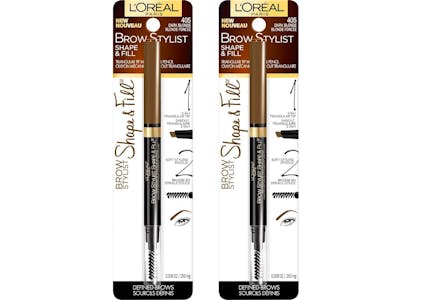 2 L'Oreal Paris Mechanical Eyebrow Pencils