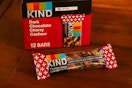 kind nut bars on table