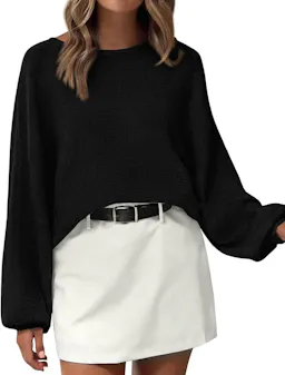 KIRUNDO Women's Boat Neck Sweater