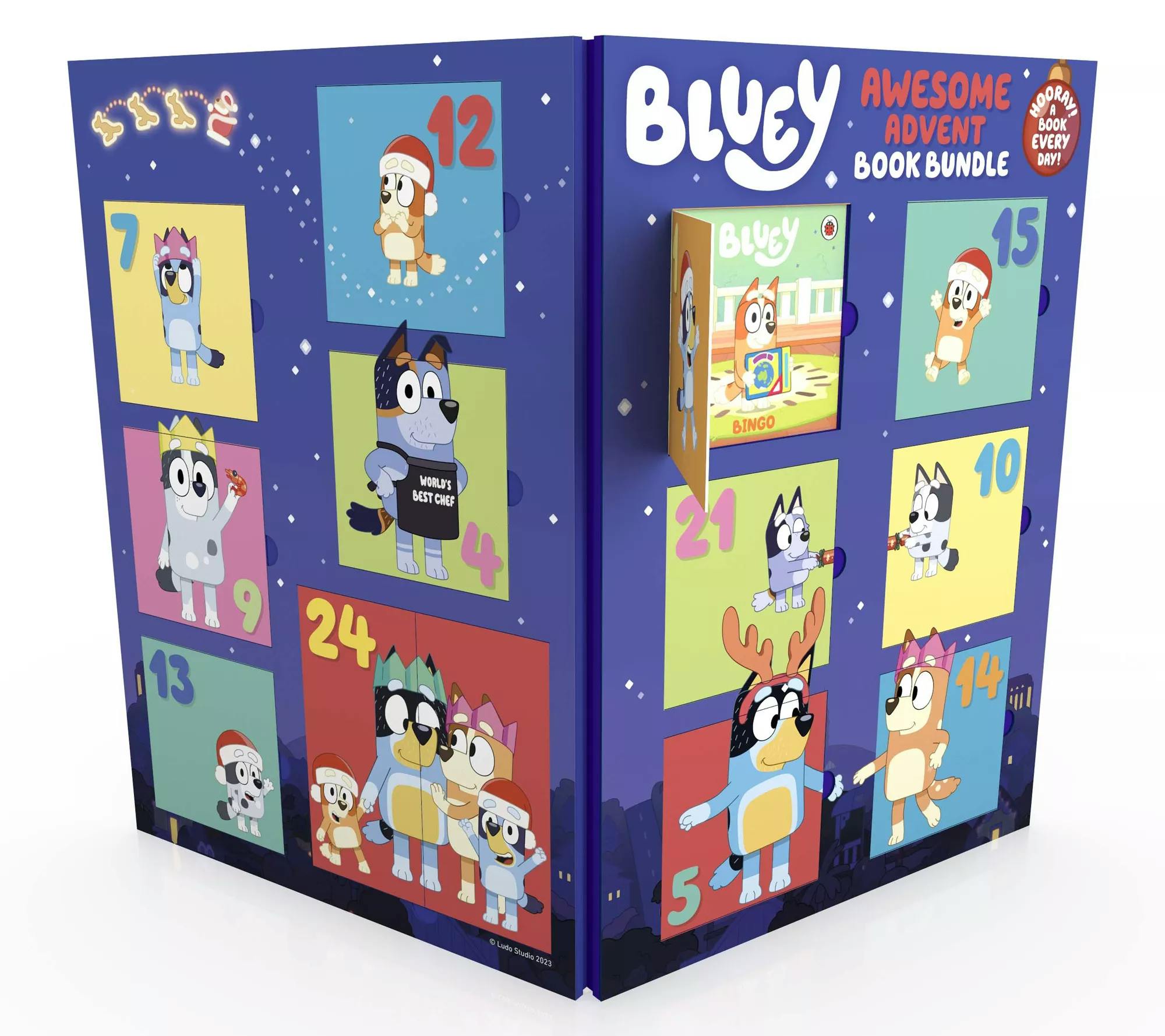 Bluey Advent Calendar Book Bundle
