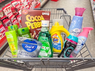 crest oral-b garnier downy tide febreze cocoa pebbles walgreens