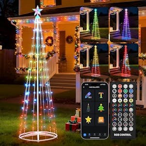 Smart LED Christmas Cone Tree