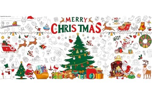 Christmas Coloring Tablecloth