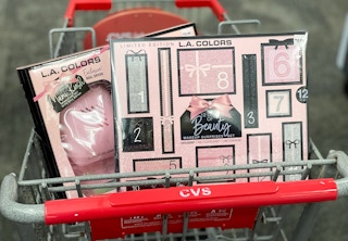 two cosmetic gift sets in cvs cart