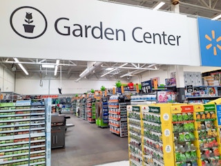 Walmart Garden Center entrance