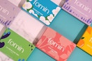 fomin soap packs lined up in a pattern